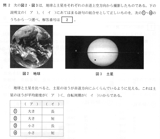 地層の断面図に関する問題　正解は２ title=
